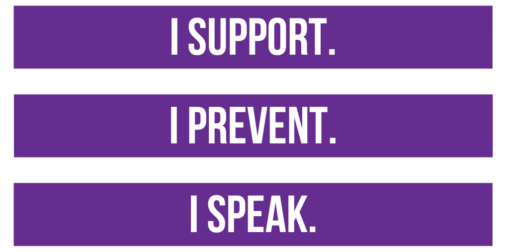 I Support I Prevent I Speak